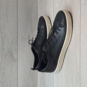 Ecco Womens Soft 8 Ankle Leather Sneakers shoes Extra Wide sz 10